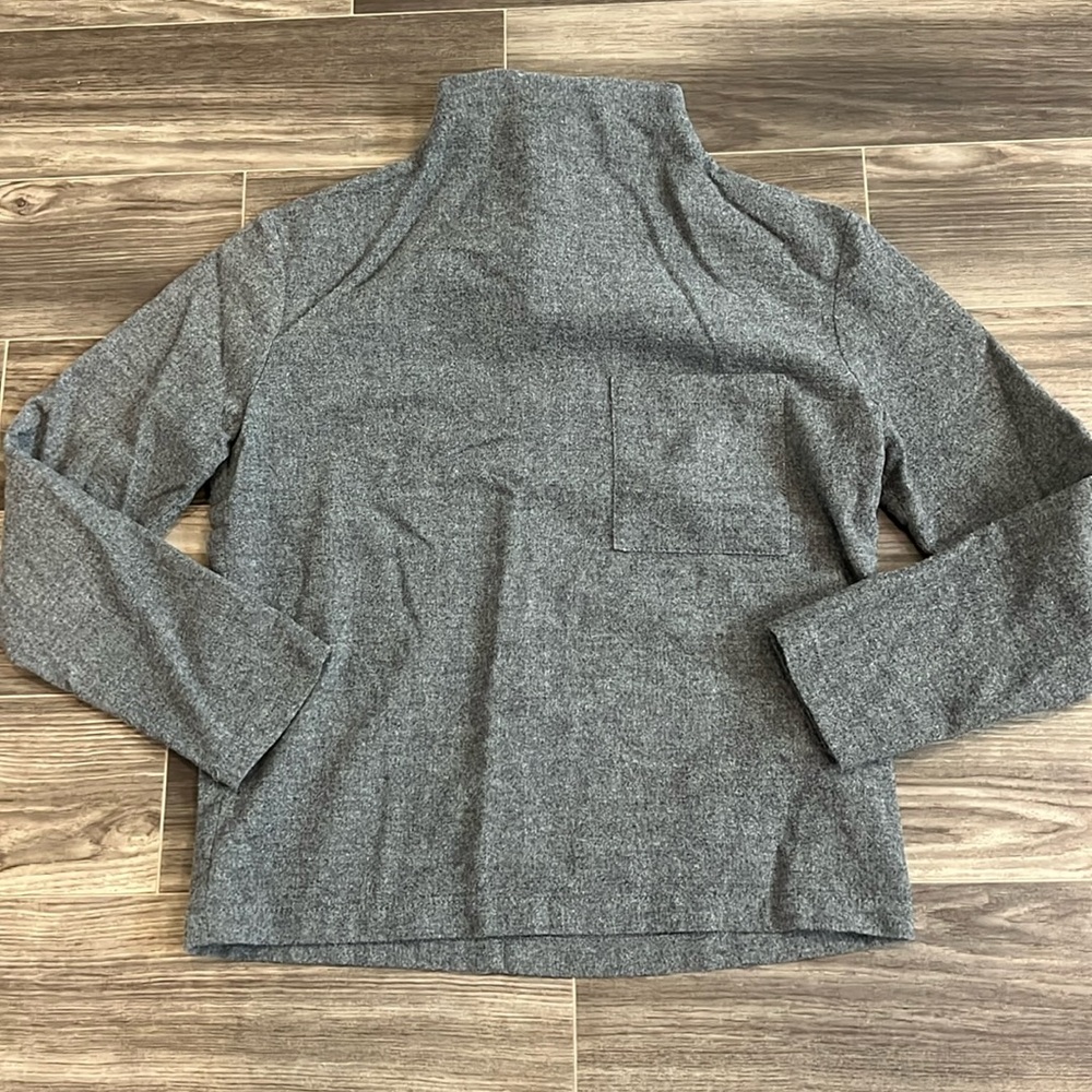 Zara Gray Long Sleeve Mock Neck size XS